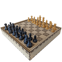 Boite multijeux en bois